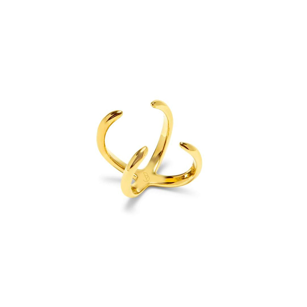 Future Knuckle Ring (Gold)