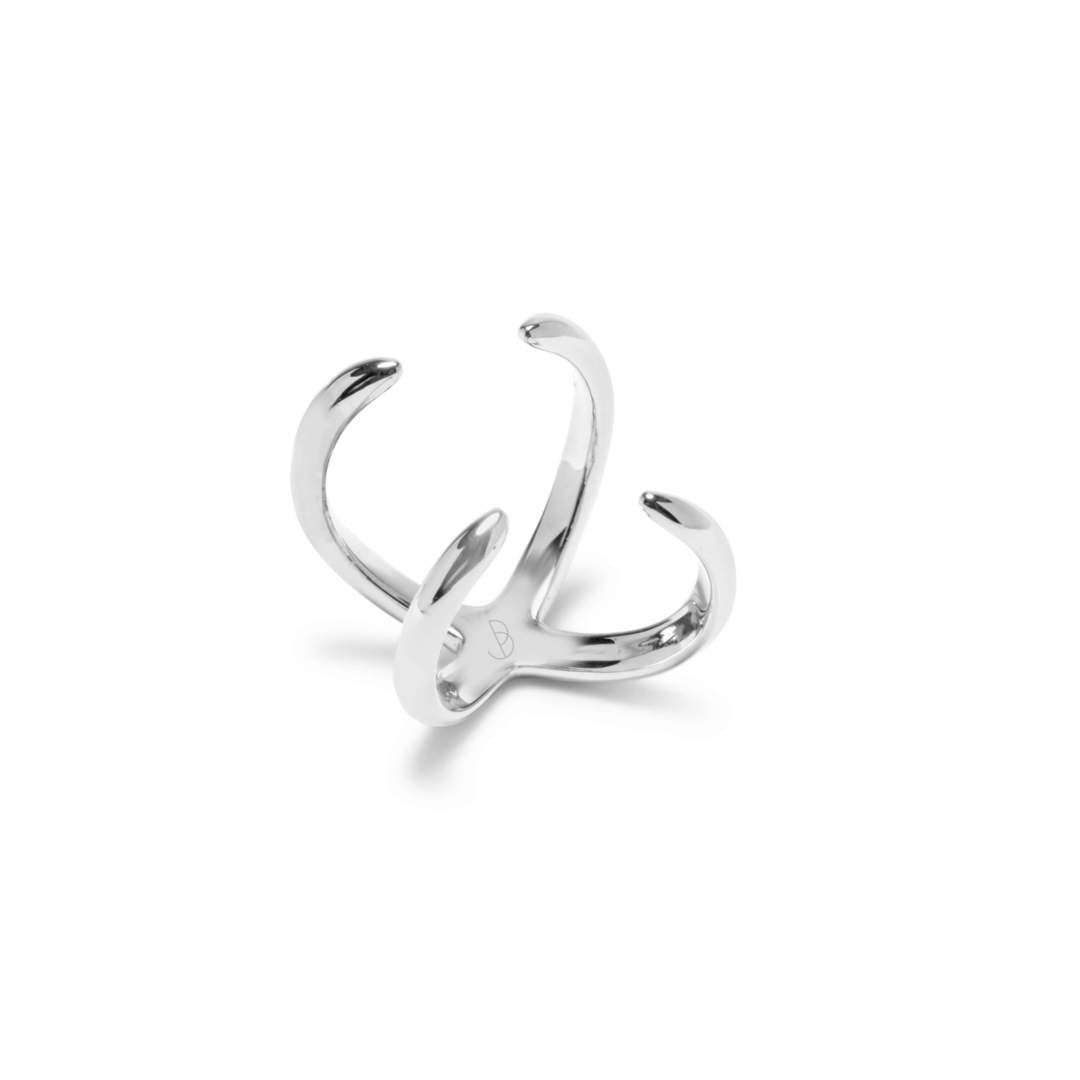 Future Knuckle Ring (Silver)